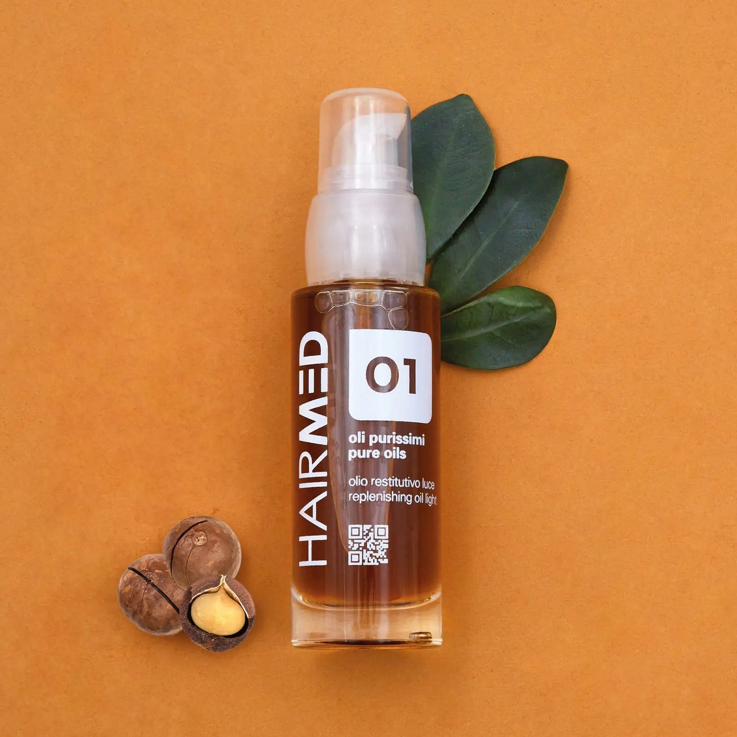 Olio per capelli luminosi O1 Hairmed