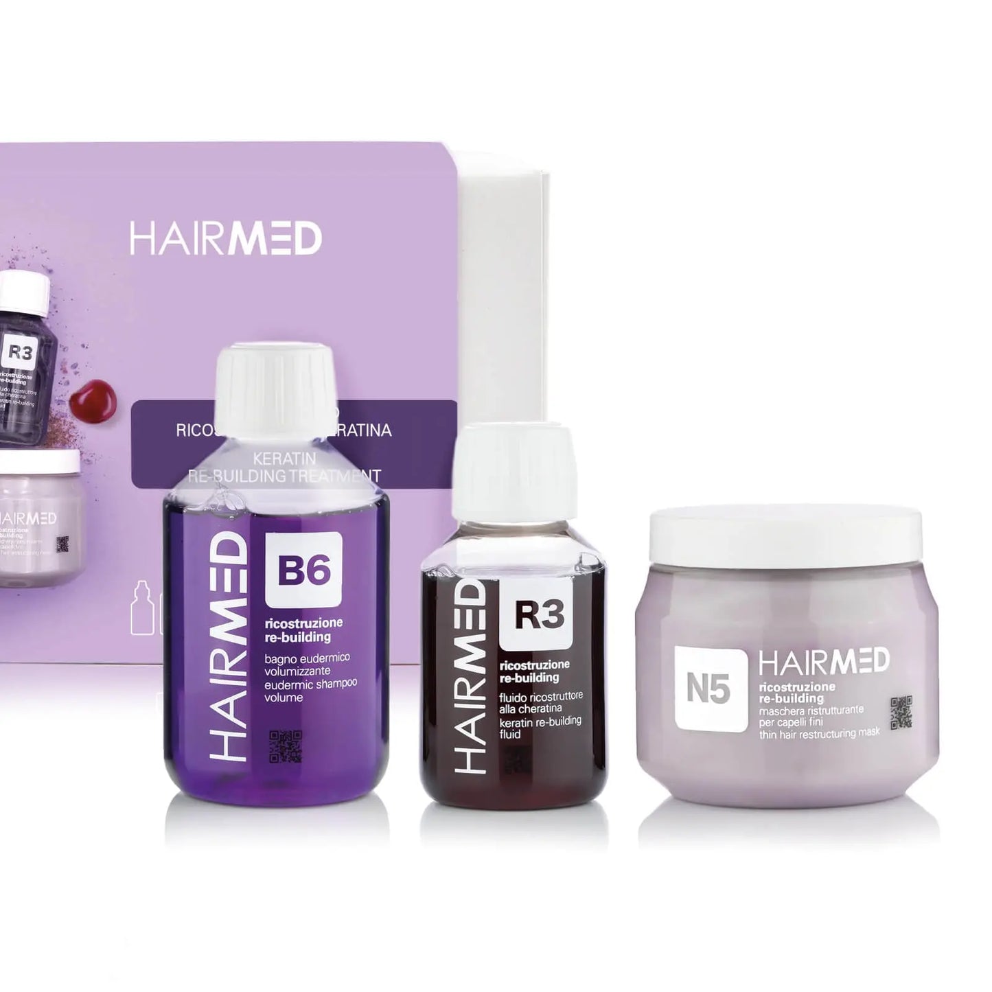 Trattamento capelli fragili fini ultradanneggiati HAIRMED